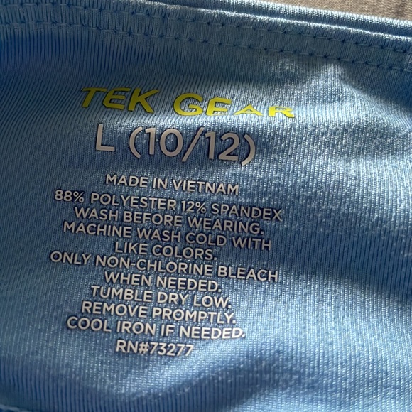tek gear blue leggings - Picture 2 of 2